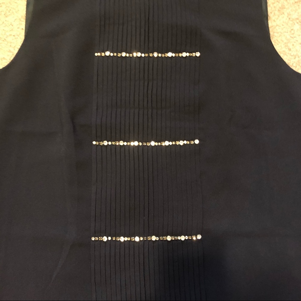 J. Crew Rhinestone Pleated Top - Picture 5 of 5